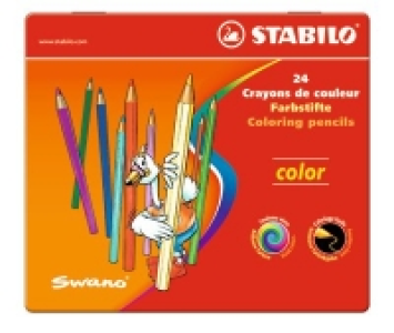 Buntstift STABILO® color 24er Metalletui Swano