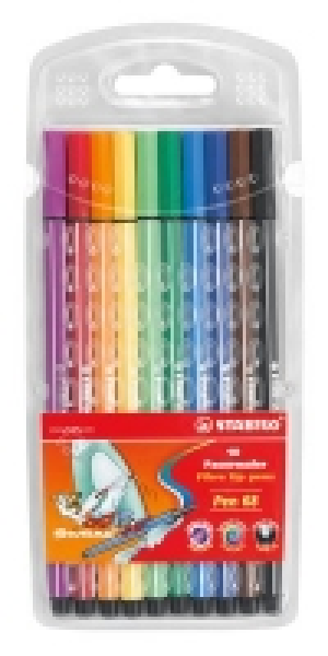 Premium-Fasermaler STABILO® Pen 68, 10 Farben
