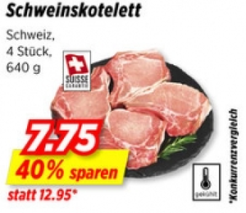 Schweinskotelett CHF 7.75