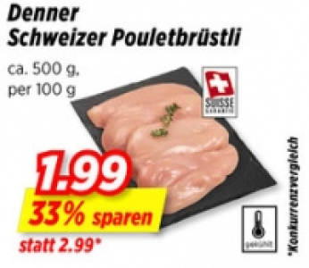 Denner Schweizer Pouletbrüschtli