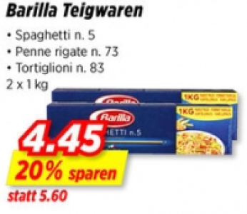 Barilla Teigwaren CHF 4.45