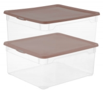 2er Set Clear Box Sweater, braun