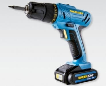 WORKZONE&reg; Lithium-Ionen-Akku-Bohrschrauber, 16 V