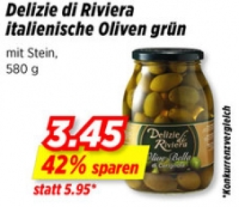 Delizie di Riviera italienische Oliven grun
