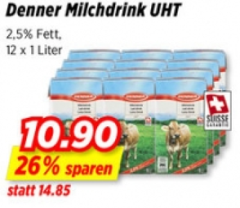 Denner Milchdrink UHT CHF 10.90
