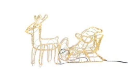 LightLine Santaclaus mit Rentier 3D