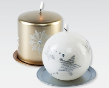 Weihnachtliche Kerze