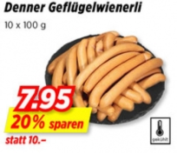 Denner Geflügelwienerli