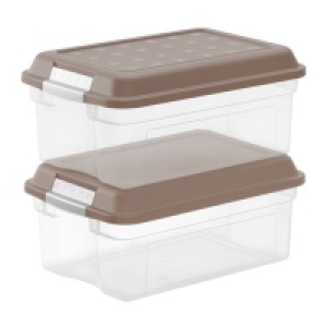 2er-Set Aufbewahrungsboxen A4, braun CHF&nbsp;19.90