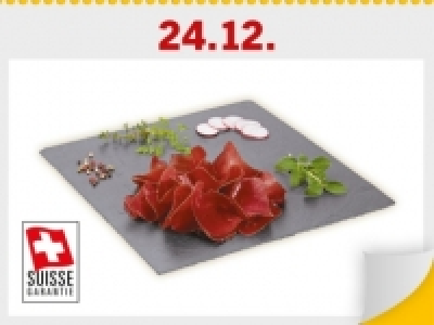 B&uuml;dnerfleisch geschnitten