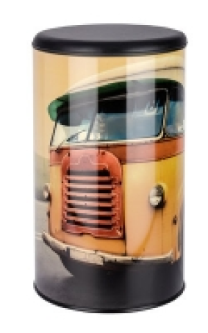 Sitz- und W&auml;schetruhe Vintage Bus