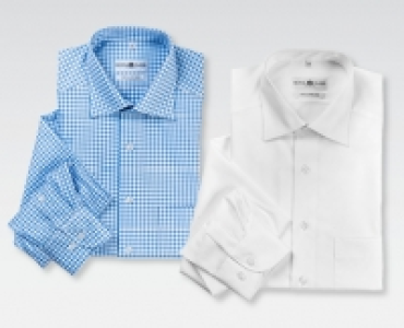 ROYAL CLASS Herren-Vollzwirnhemd