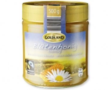 GOLDLAND Fairtrade Max Havelaar Blutenhonig cremig