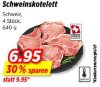 Schweinskotelett CHF 6.95