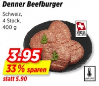 Denner Beefburger CHF 3.95
