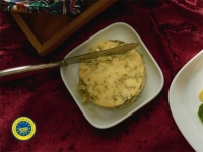 Blauk&auml;se in Topf (Long Clawson Blue Stilton)
