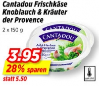 Cantadou Frischkäse Knoblauch & Kräuter der Provence CHF 3.95