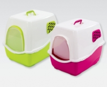 SHAH® Katzentoilette mit Haube und Tur