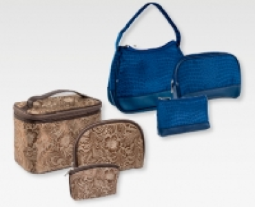 OMBIA COSMETICS Kosmetiktaschen-Set, 3-teilig