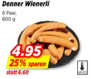 Denner Wienerli CHF 4.95