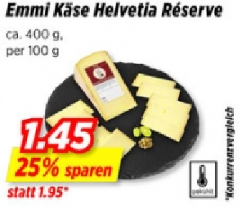 Emmi K&auml;se Helvetia R&eacute;serve CHF&nbsp;1.45