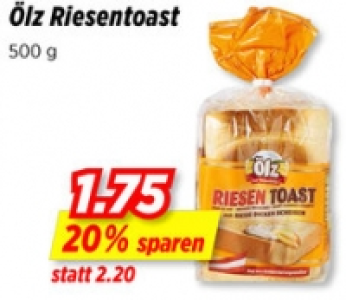 Ölz Riesentoast CHF 1.75