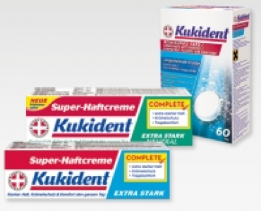 KUKIDENT Haftcrème/Reinigungstabs CHF 3.99