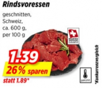 Rindsvoressen CHF 1.39