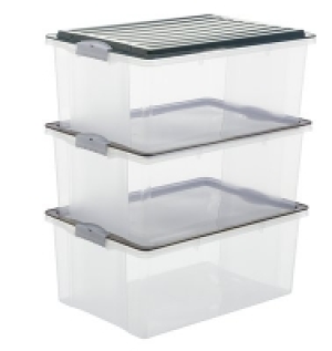 3er-Set Stapelbox Compact A3
