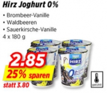 Hirz Joghurt 0% CHF 2.85