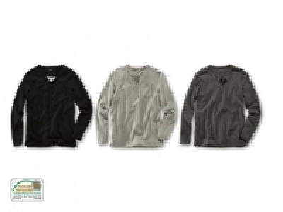 Langarmshirt mit Knopfleiste CHF 7.99