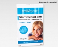Aldi Suisse  WELL&ACTIVE Stoffwechsel Plus-Kapseln