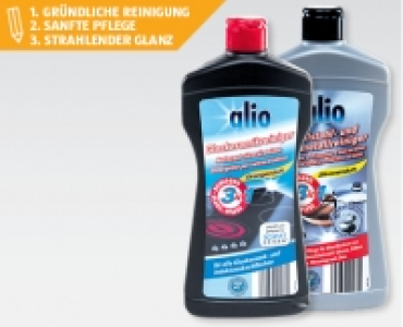 ALIO Glaskeramik-/Edelstahlund Buntmetallreiniger 3 in 1