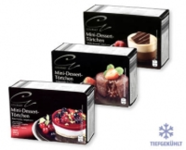 GOURMET Mini-Dessert-Törtchen