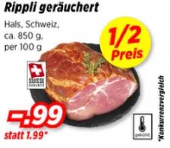 Rippli ger&auml;uchert CHF&nbsp;1.99
