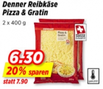 Denner Reibkäse Pizza & Gratin CHF 6.30