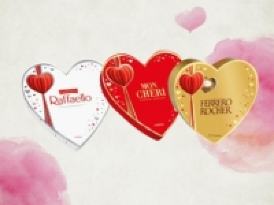 Valentinsherzen Pralinen