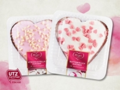 Kuchen in Herzform