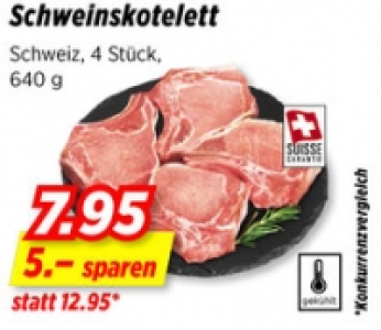 Schweinskotelett CHF 7.95