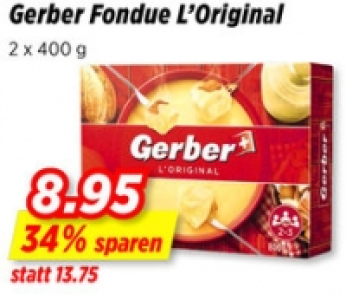 Gerber Fondue LOriginal CHF 8.95