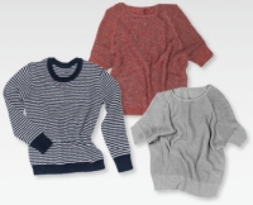 BLUE MOTION Damen-Pullover Grobstrick