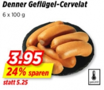 Denner Geflügel-Cervelat CHF 3.95