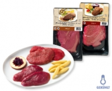 Hirsch-/Wildschweinschnitzel