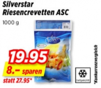 Silverstar Riesencrevetten ASC CHF 19.95