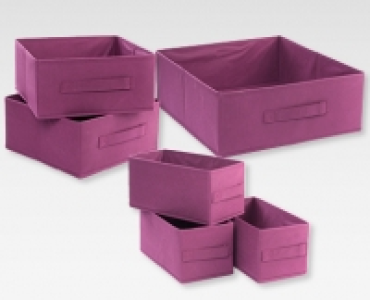 MY LIVING STYLE Textil-Ordnungsboxen-Set