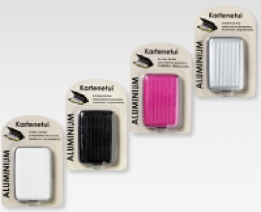 Kartenetui aus Aluminium