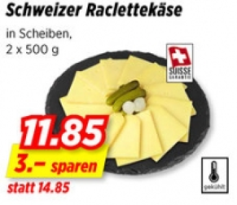 Schweizer Raclettekäse CHF 11.85