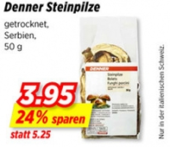 Denner Steinpilze CHF 3.95