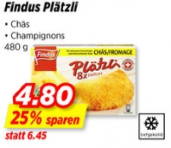 Findus Plätzli CHF 4.80