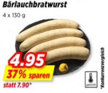 Bärlauchbratwurst